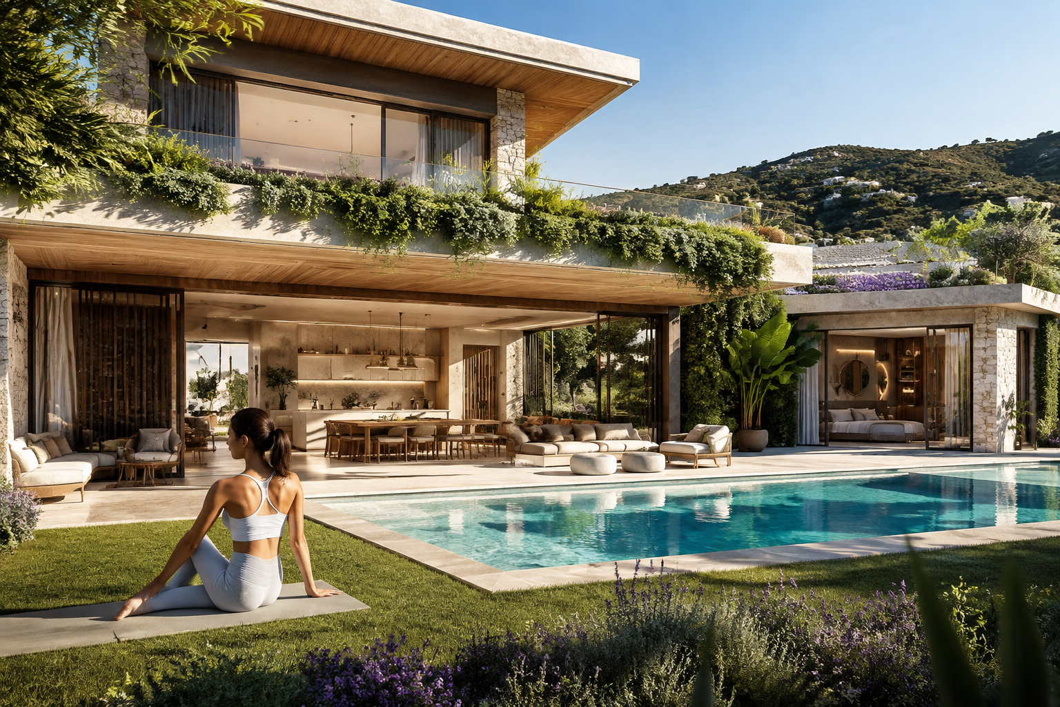 Havuzlu lüks villa