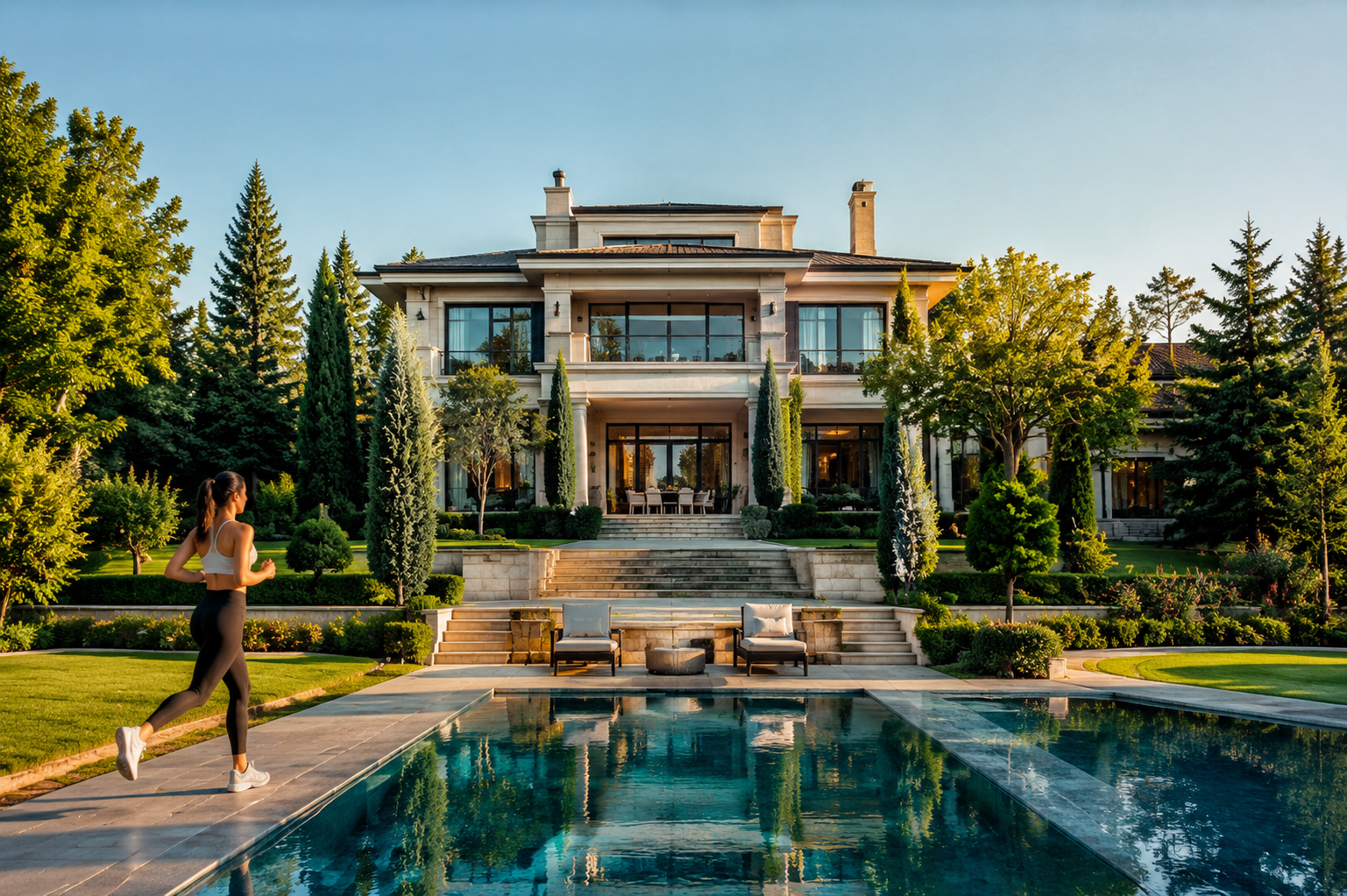 Ankara Oran villa iç ve dış yaşam